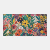 ボカラフルタニカルフローラウォールアート デスクマット (正面)