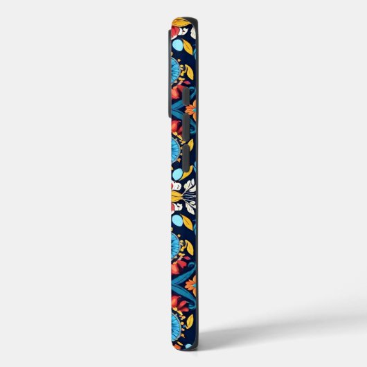 ボカラフルホフローラエレガンス鮮やかマンダラ Case-Mate iPhoneケース (裏面 / 左)