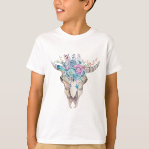ボカラフルホフローラスカル Tシャツ