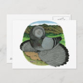 ボカラ・トランペーター:青 ポストカード (正面/裏面)