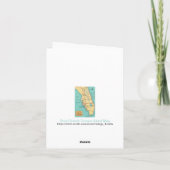 ボカ・グランデ・ユセッパ島マップ サンキューカード (裏面)