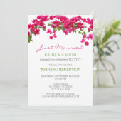 ボガインビリアのトロピカルな挙式が秘密裏に 招待状 (スタンド正面)