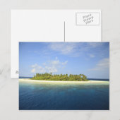 ボガジェロ島，南ハバドゥ環礁， 3 ポストカード (正面/裏面)