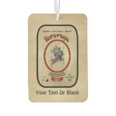 ボガティロシアのルビール カーエアーフレッシュナー (裏面)