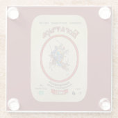 ボガティロシアのルビール ガラスコースター (裏面)