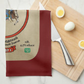 ボガティロシアのルビール キッチンタオル (四つ折り)