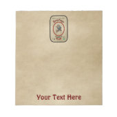 ボガティロシアのルビール ノートパッド (正面)