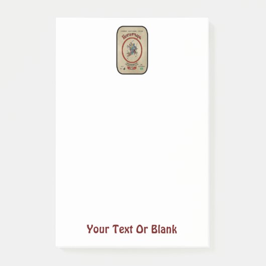 ボガティロシアのルビール ポストイット (正面)