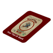 ボガティロシアのルビール マグネット (左側)