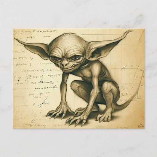 ボガルトの科学的スケッチ葉書 ポストカード (正面)