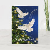 ボガンユエスの新年プリント カード (裏面)