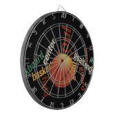 ボキャブラリーのスラムダンク:バスケットボールのチャンピオン戦 ダーツボード (正面左)