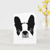 ボギーのメッセージカード カード (黄色い花)