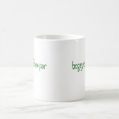 ボギーは新しい標準です コーヒーマグカップ (中央)