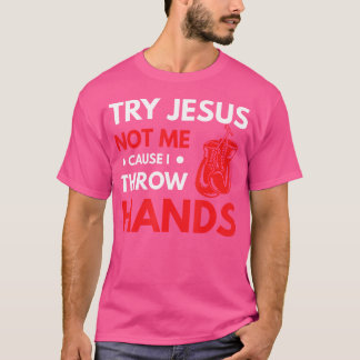 ボクおもしろいサーのジョーク私はハをスローする私ではないイエスを試す Tシャツ
