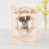 ボクおもしろいサー・マザー・デイ・カード カード (黄色い花)