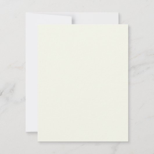 ボクかわいらしウッドモノグラムの&パーソナライズされた ノートカード (裏面)