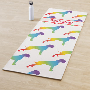 ボクやる気を起こさせるサー犬のジョガマット ヨガマット