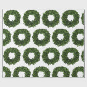 ボクウッドリースクリスマスホリデー ラッピングペーパー (フラット)