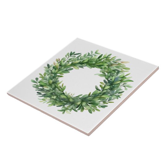 ボクウッドリースシンプルウォーターカラーファームハウス タイル (側面)