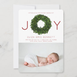 ボクウッドリース休日の誕生のお知らせ 招待状