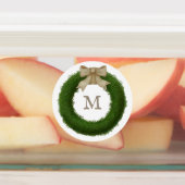 ボクウッドリース素朴弓カスタム付きモノグラムの ラベル (貼付)