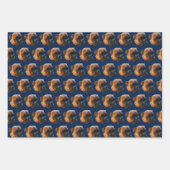 ボクカスタムサードッグのペット写真 ラッピングペーパーシート (正面2)