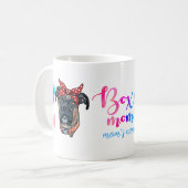 ボクカスタムサーママかわいい母の日犬の恋人 コーヒーマグカップ (正面左)