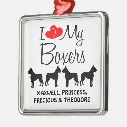 ボクカスタムサー4人が大好き メタルオーナメント (左)