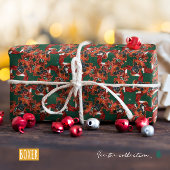 ボクサーおもしろいがクリスマスを選ぶ ラッピングペーパー