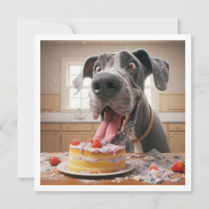ボクサーおもしろいカード、ボクサー誕生日招待状 招待状