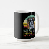 ボクサーおもしろいドッグ母パパあなたが作るすべてのスナックコーヒー コーヒーマグカップ (正面右)