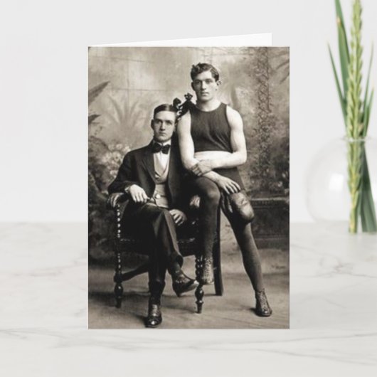 ボクサーおよび彼の紳士 カード (正面)