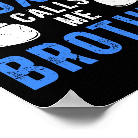 ボクサーお気に入りのがブラザーをボクシングブラザーと呼ぶ ポスター (角)