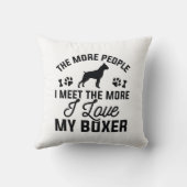 ボクサーが大好き クッション (裏面)