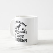ボクサーが大好き コーヒーマグカップ (正面左)