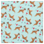 ボクサーが大好き ファブリック (見本)