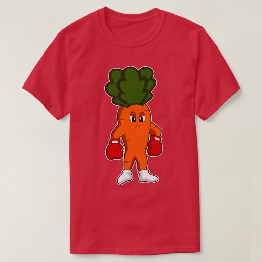 ボクサーとしてボクシング手袋で腐る Tシャツ (デザイン正面)