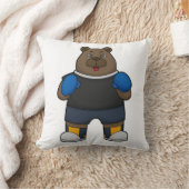 ボクサーとしてボクシング手袋 クッション (ブランケット)