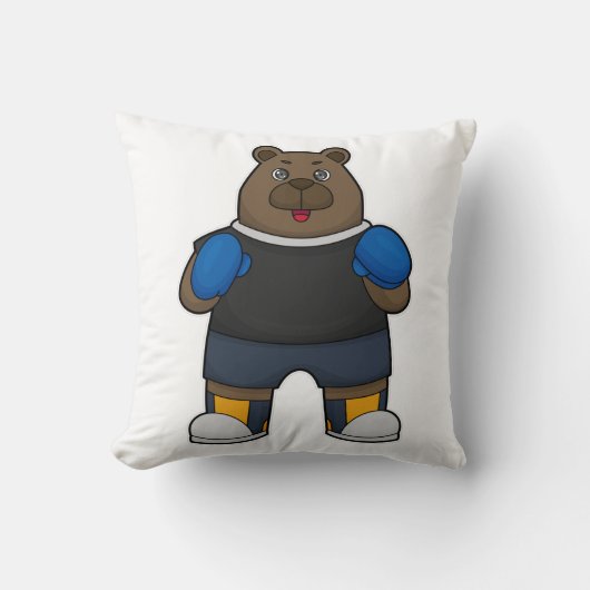 ボクサーとしてボクシング手袋 クッション (正面)