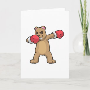 ボクサーとしてボクシング&ヒップホップダンスのダブでクマが登場 カード