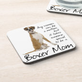 ボクサーのお母さんのコースター コースター (左側)