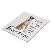 ボクサーのお母さんのセラミックタイル タイル (側面)