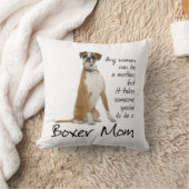 ボクサーのお母さんの枕 クッション (ブランケット)