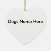 ボクサーのオーナメント セラミックオーナメント (裏面)