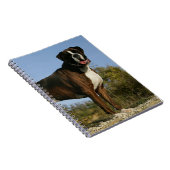 ボクサーのドッグショーのスタンス ノートブック (右側)