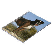 ボクサーのドッグショーのスタンス ノートブック (左側)