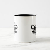 ボクサーのパパのマグ ツートーンマグカップ (中央)