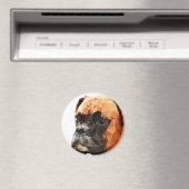 ボクサーのローポリアート マグネット (インサイチュ (食洗機))