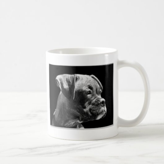 ボクサーの子犬のマグ コーヒーマグカップ (右)